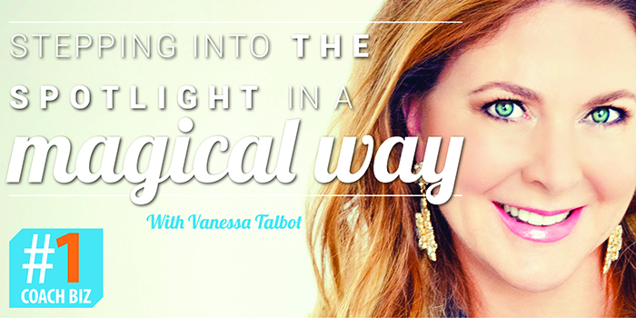 stepping into the light in a magical way Vanessa Talbot